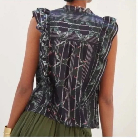NWT Anthropologie Pilcro Ruffle Top - Picture 4 of 14